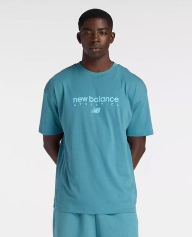  NEW BALANCE - Áo thun thể thao nam tay ngắn Linear 