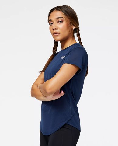  NEW BALANCE - Áo thun thể thao nữ cổ tròn tay ngắn Accelerate 