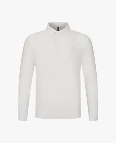  K-SWISS - Áo polo nam cổ bẻ tay dài phối logo 