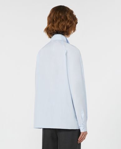  WEEKEND MAX MARA - Áo sơ mi nữ cổ bẻ tay dài xếp li Acanto 