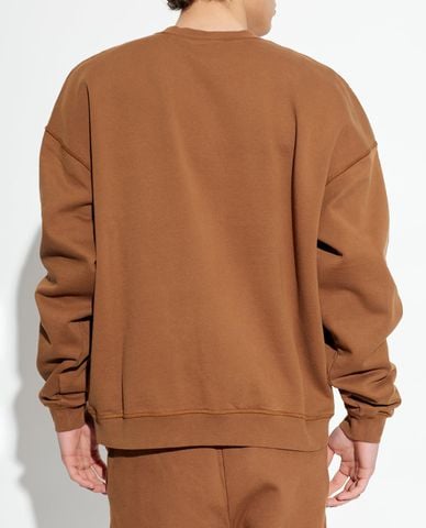  DSQUARED2 - Áo sweatshirt nam cổ tròn tay dài thêu logo 