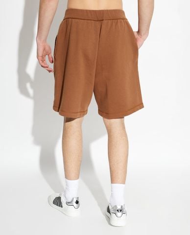  DSQUARED2 - Quần short nam ngang gối thêu logo 