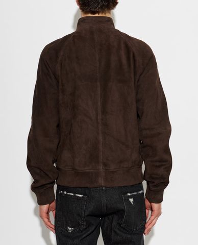  DSQUARED2 - Áo khoác bomber nam cổ trụ tay dài 