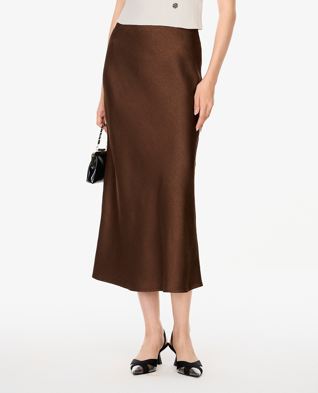 GIGI - Chân váy phom suông midi thanh lịch