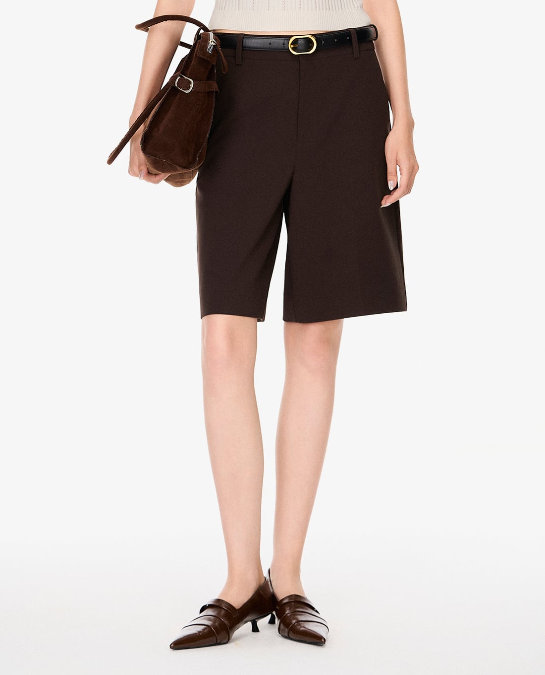 GIGI - Quần short nữ ngang gối ống rộng