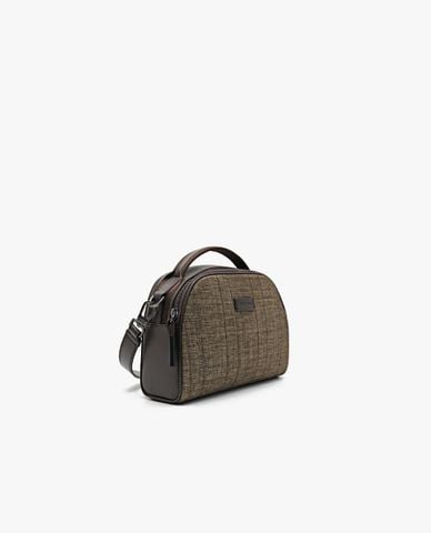  PEDRO - Túi đeo chéo nam hình thang bo tròn Textured 