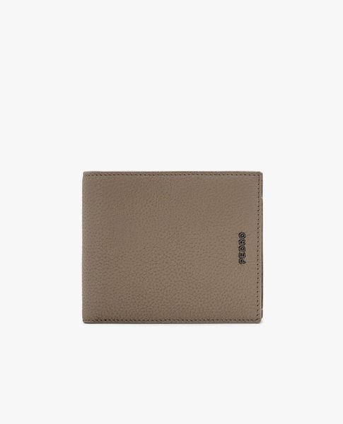  PEDRO - Ví nam dáng ngắn gập đôi Tumbled Leather With Insert 