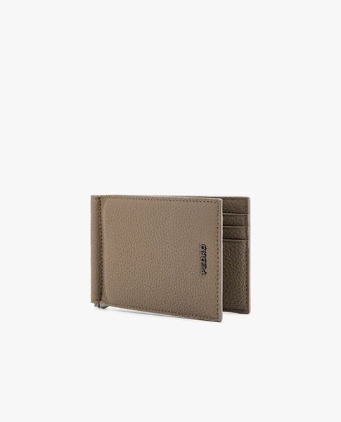  PEDRO - Ví đựng thẻ nam chữ nhật Embossed Leather 