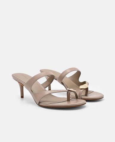  PEDRO - Giày mules cao gót nữ Alexis Leather 