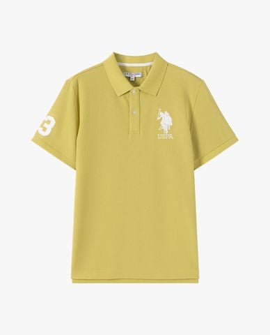  USPA - Áo polo nam cổ bẻ tay ngắn thêu logo 
