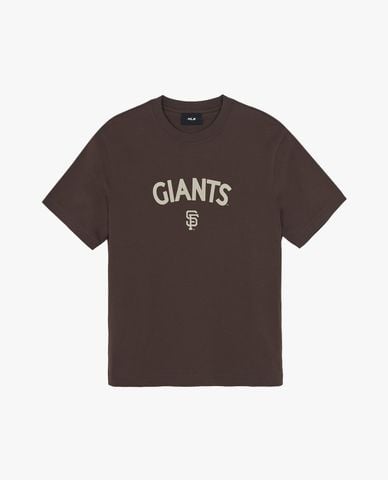  MLB - Áo thun unisex tay ngắn Lettering Logo Point Semi 