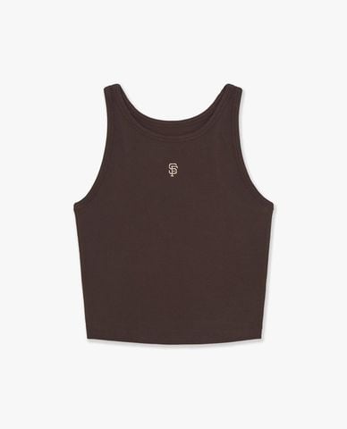  MLB - Áo ba lỗ nữ phom ôm Basic Small Logo 
