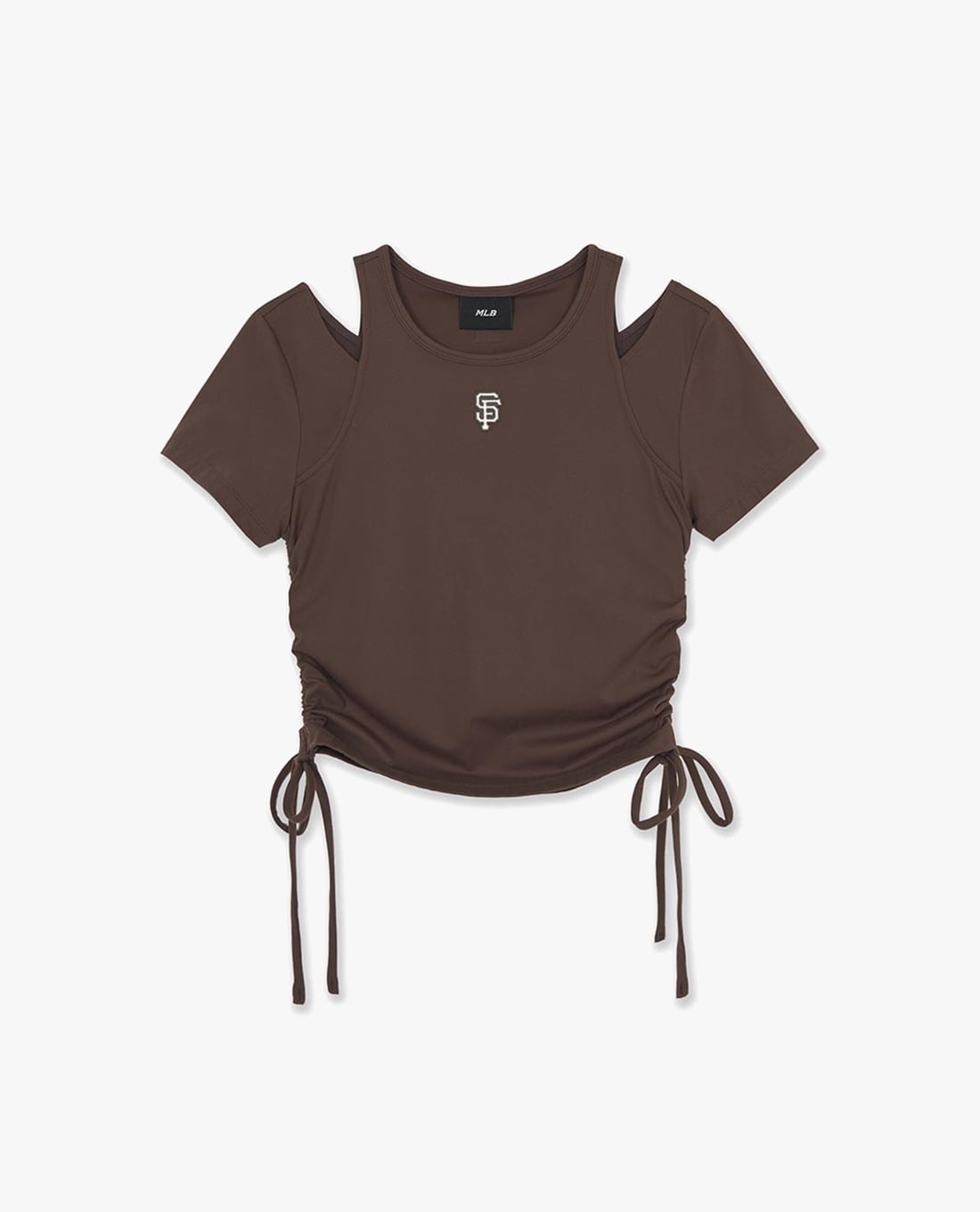 MLB - Áo croptop nữ cut out Baseball Team Small Logo