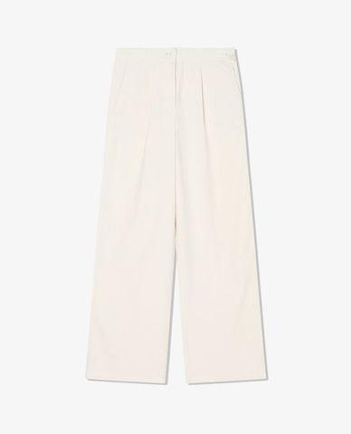  FILA - Quần unisex ống rộng xếp li Corduroy 