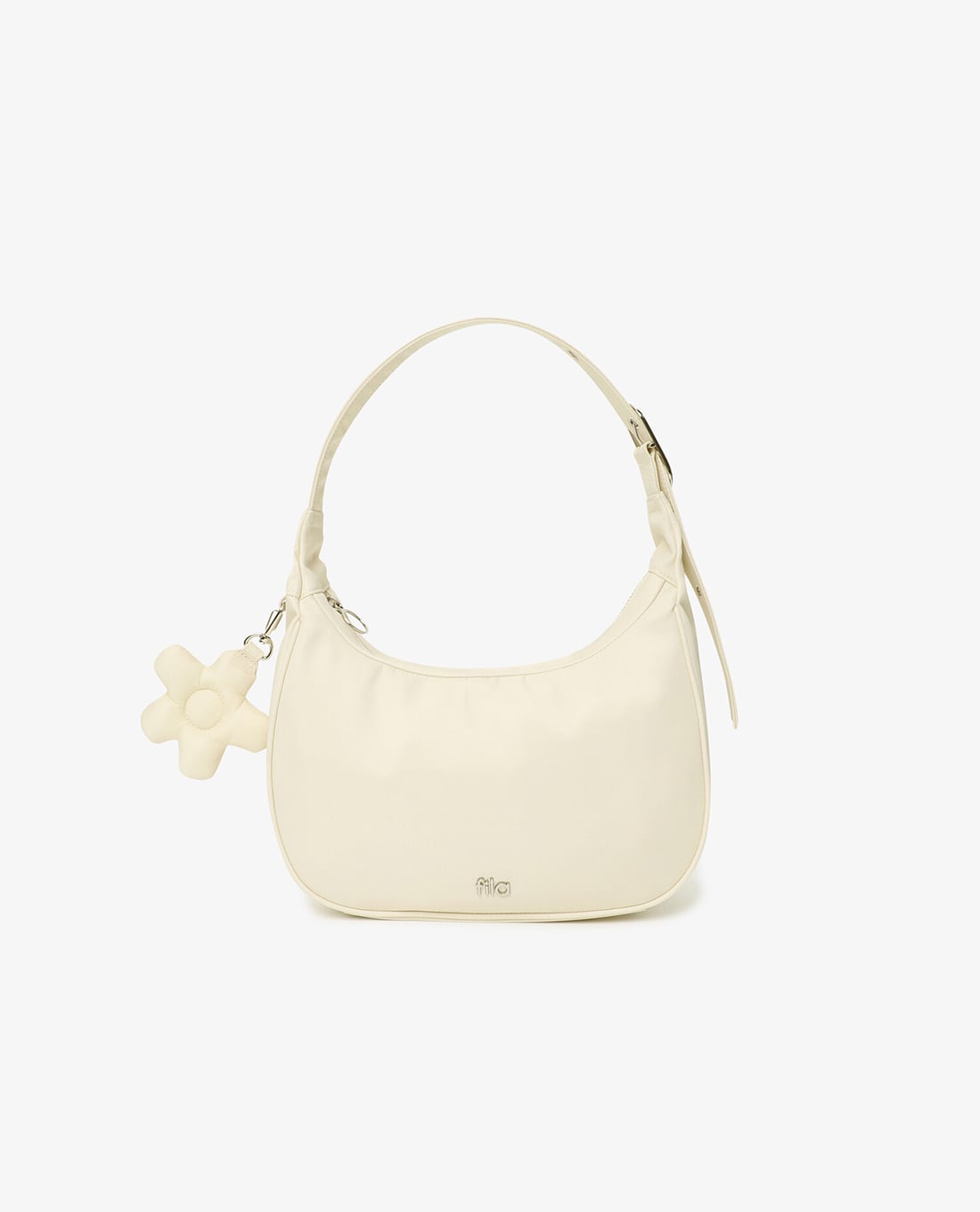 FILA - Túi đeo vai nữ phối charm Nylon Hobo