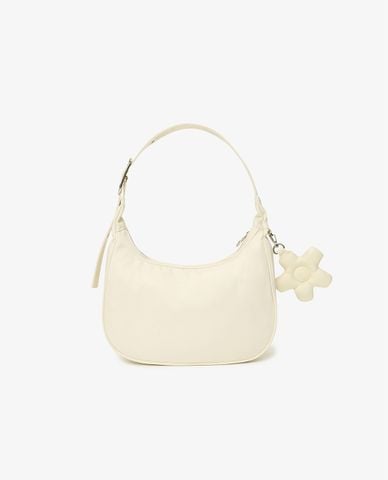  FILA - Túi đeo vai nữ phối charm Nylon Hobo 