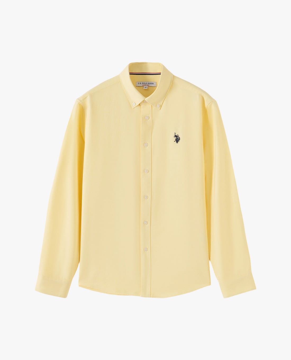 USPA - Áo sơ mi nam cổ bẻ tay dài thêu logo