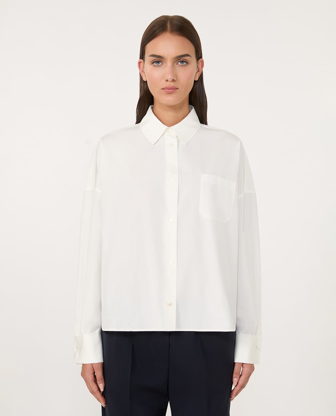 WEEKEND MAX MARA - Áo sơ mi nữ cổ bẻ tay dài Arturo