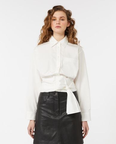  WEEKEND MAX MARA - Áo sơ mi nữ tay dài kẻ sọc Fresco 