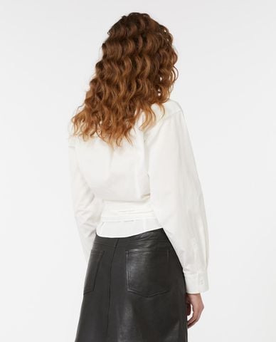  WEEKEND MAX MARA - Áo sơ mi nữ tay dài kẻ sọc Fresco 