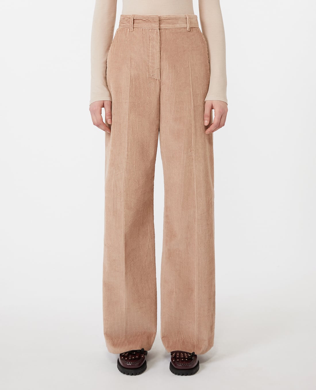 WEEKEND MAX MARA - Quần nữ ống rộng lưng cao Tania