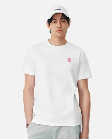  K-SWISS - Áo thun thể thao unisex cổ tròn tay ngắn 