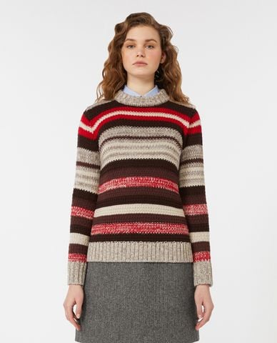  WEEKEND MAX MARA - Áo dệt kim nữ cổ tròn tay dài Ilde 