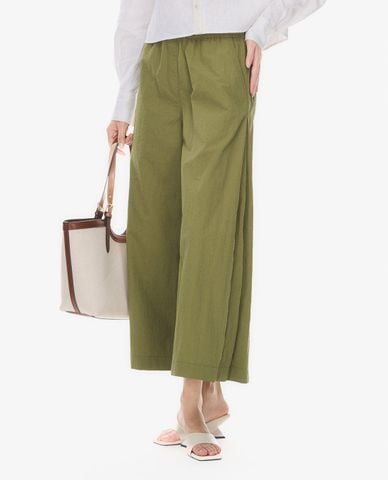  GIGI - Quần nữ ống rộng dáng lửng 