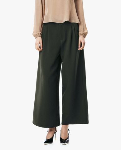  GIGI - Quần nữ ống rộng xếp li thanh lịch 