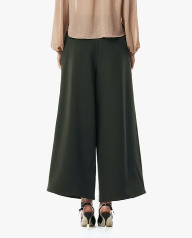  GIGI - Quần nữ ống rộng xếp li thanh lịch 