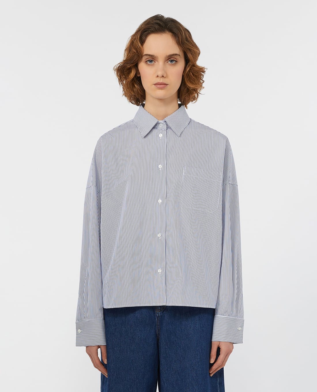 WEEKEND MAX MARA - Áo sơ mi nữ cổ bẻ tay dài Arturo