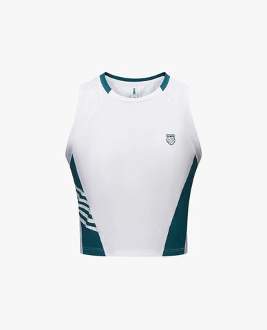  K-SWISS - Áo ba lỗ thể thao nữ phối logo 