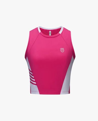  K-SWISS - Áo ba lỗ thể thao nữ phối logo 
