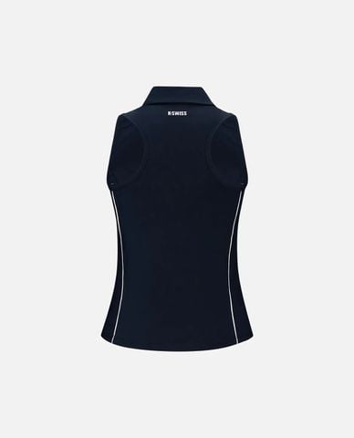 K-SWISS - Áo ba lỗ thể thao nữ cổ bẻ Cool Feeling 