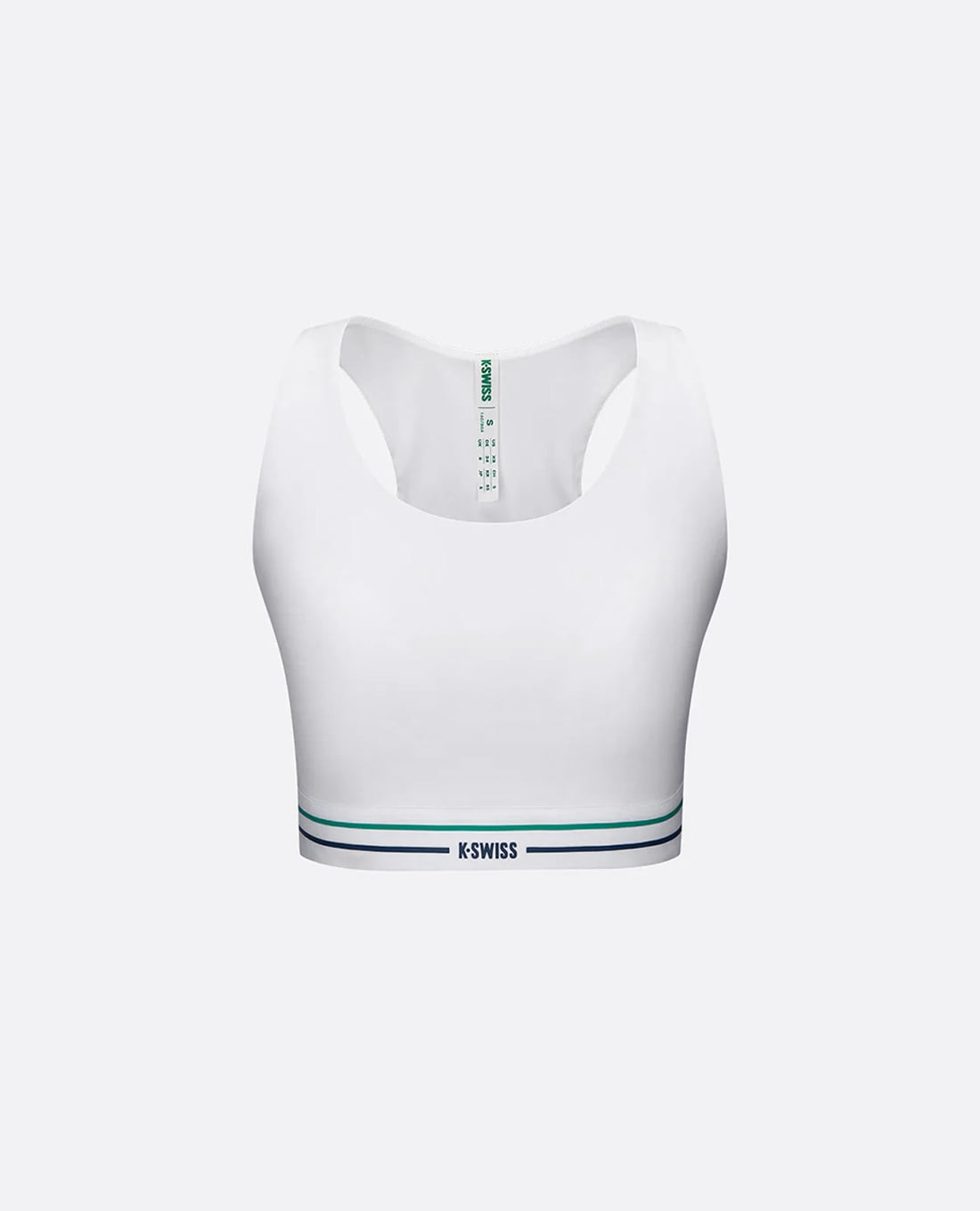 K-SWISS - Áo bra thể thao nữ viền sọc Cool Feeling