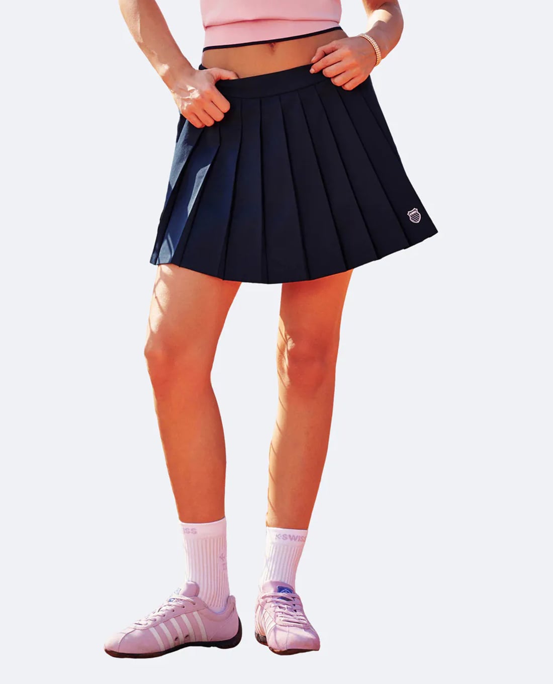K-SWISS - Chân váy thể thao mini phối logo