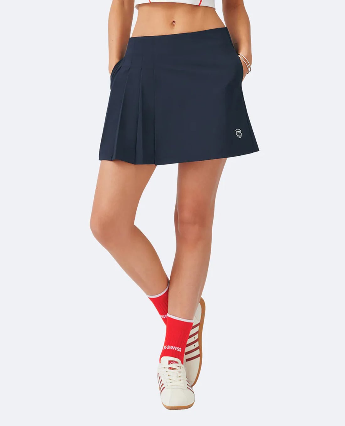 K-SWISS - Quần short giả váy nữ thể thao