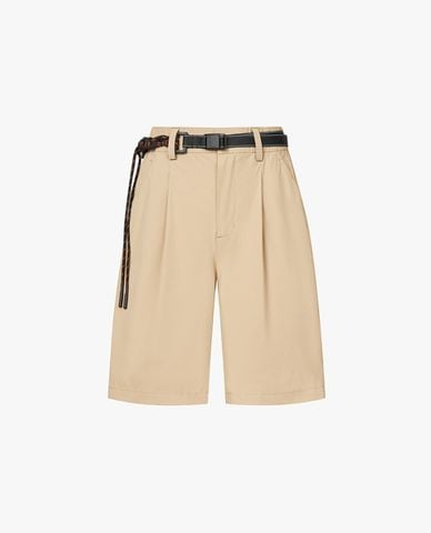  PALLADIUM - Quần short nữ ngang gối kèm đai thắt 