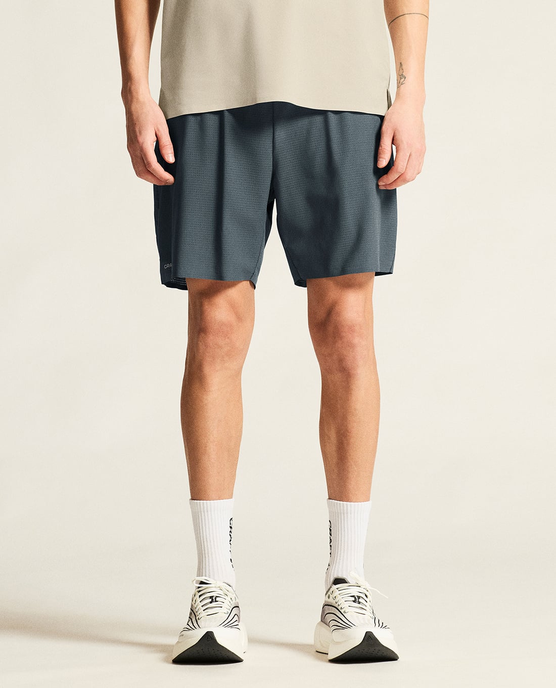 CRAFT - Quần short chạy bộ nam lưng thun Pro Trail