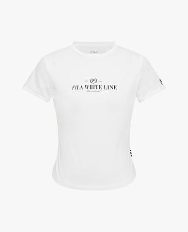  FILA - Áo thun nữ cổ tròn tay ngắn Sorona Tennis Graphic 