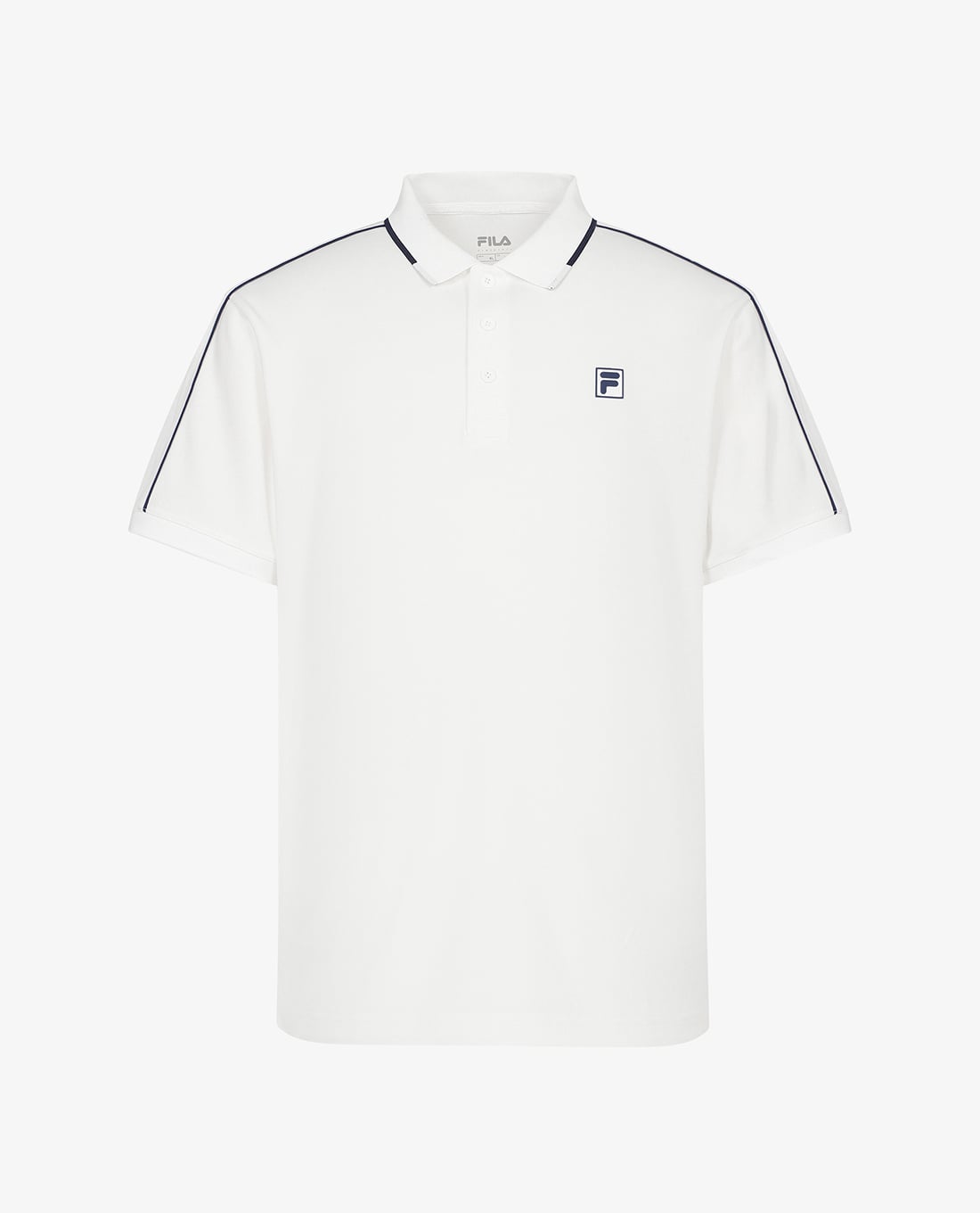 FILA - Áo polo unisex cổ bẻ tay ngắn Tennis