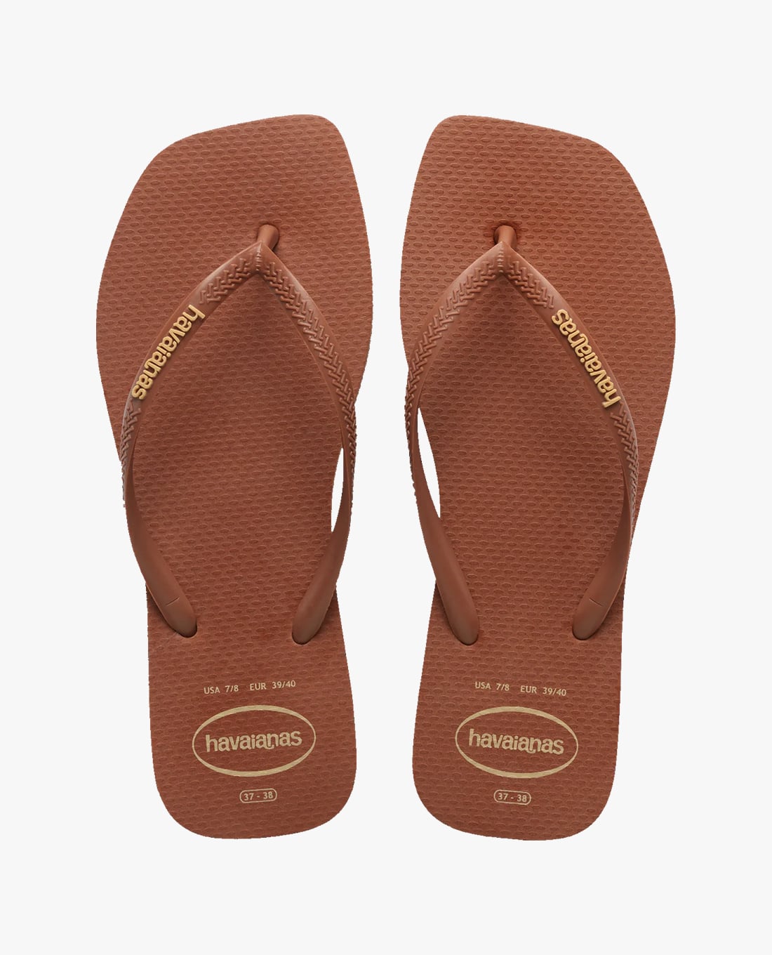 HAVAIANAS - Dép kẹp nữ Slim Square Logo Pop Up