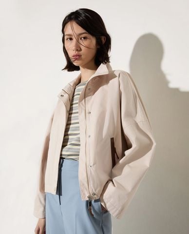  MAX&Co. - Áo khoác chống nước nữ cổ cao Mcolecito 