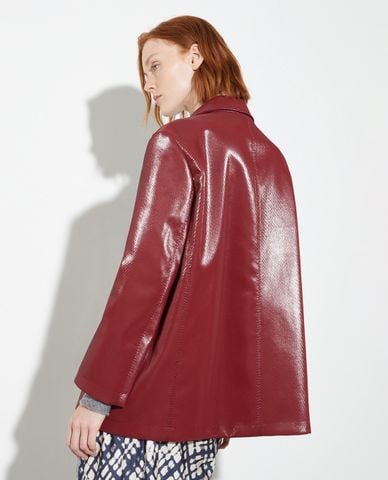  MAX&Co. - Áo khoác blazer nữ da bóng Nanda 