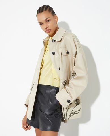  MAX&Co. - Áo khoác sơ mi nữ họa tiết hoa Gnomi 