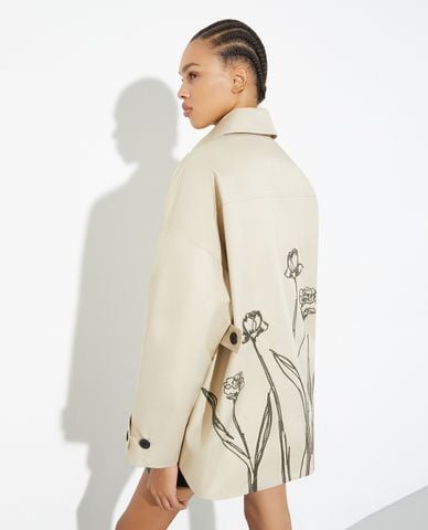  MAX&Co. - Áo khoác sơ mi nữ họa tiết hoa Gnomi 