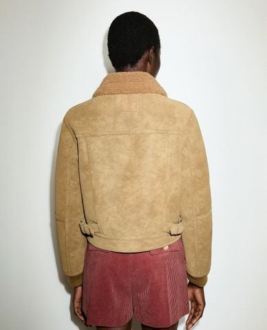  MAX&Co. - Áo khoác bomber nữ cổ lông Mcobird 