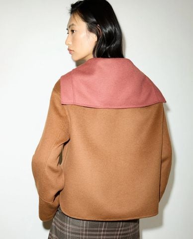  MAX&Co. - Áo khoác dạ lông cừu nữ cổ thủy thủ Mcovischio 