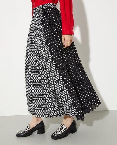  MAX&Co. - Chân váy xếp li midi họa tiết chấm bi Mcoricamo 