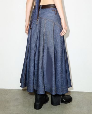  MAX&Co. - Chân váy denim midi xếp li Mcoufo 